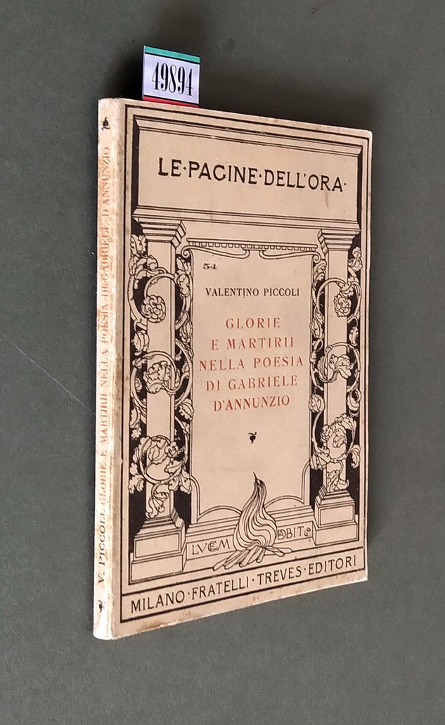 GLORIE E MARTIRII NELLA POESIA DI GABRIELE D'ANNUNZIO