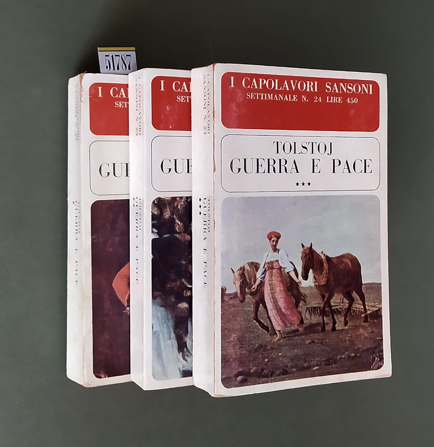 GUERRA E PACE (volumi I, II e III)