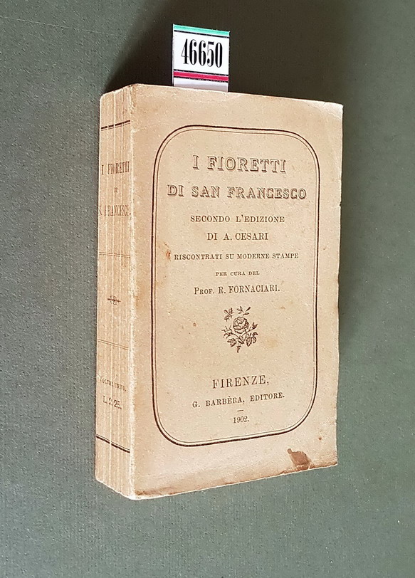 I FIORETTI DI SAN FRANCESCO riscontrati su moderne stampe per …
