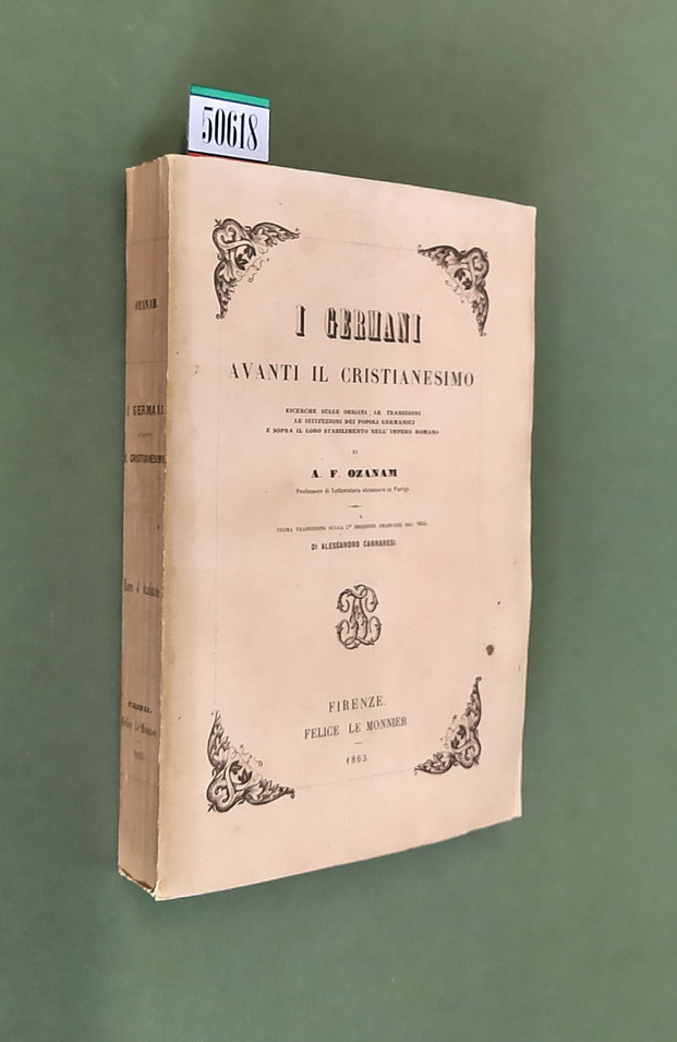 I GERMANI AVANTI IL CRISTIANESIMO - Ricerche sulle origini, le …