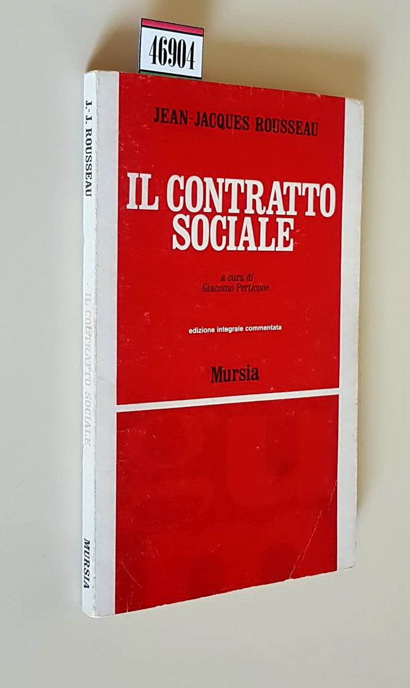IL CONTRATTO SOCIALE o principi di diritto politico