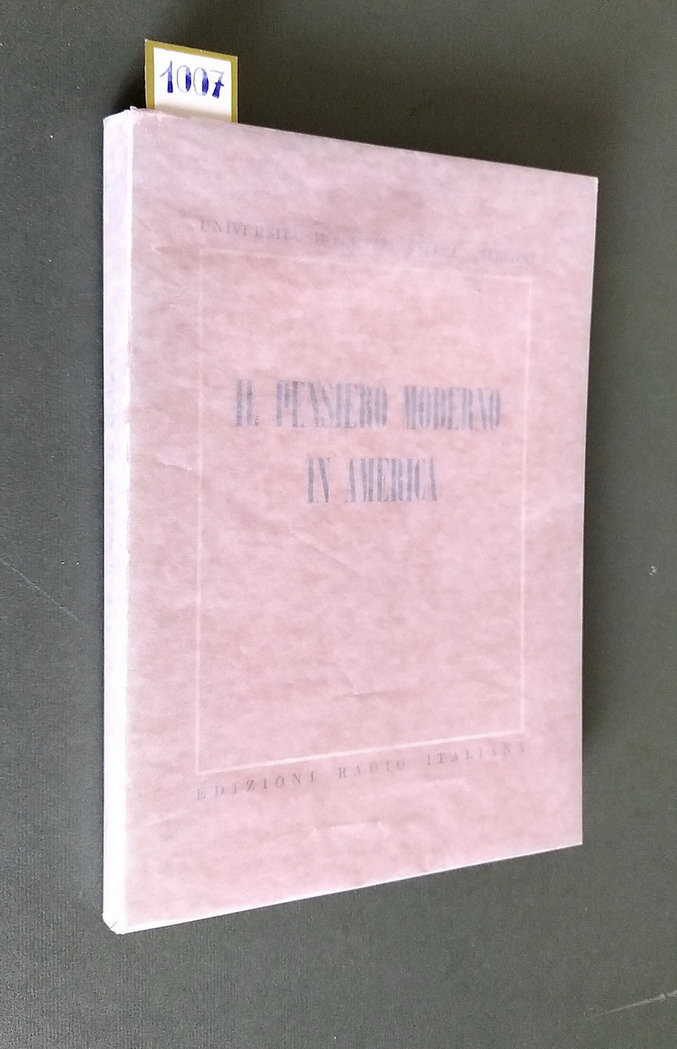 IL PENSIERO MODERNO IN AMERICA