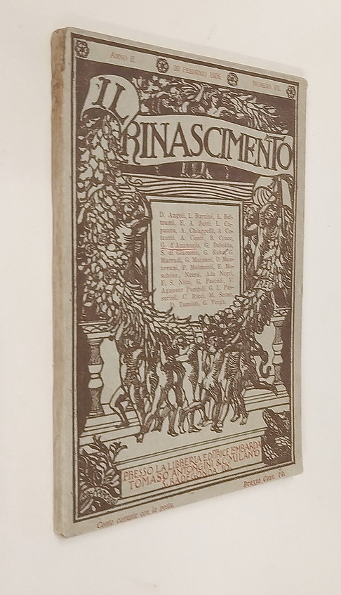 IL RINASCIMENTO rivista bimensile di lettere e d'Arte - Anno …