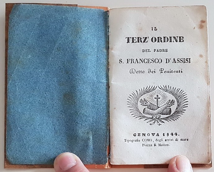IL TERZ'ORDINE del Padre S. FRANCESCO D'ASSISI detto dei Penitenti