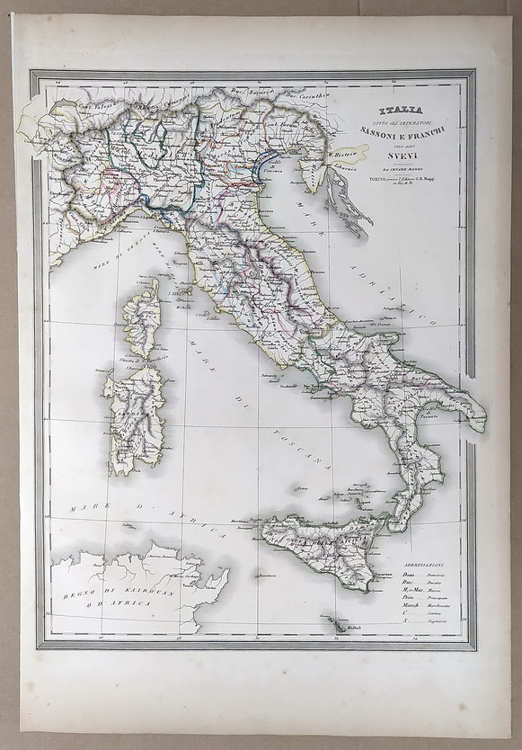 ITALIA sotto gli Imperatori Sassoni e Franchi sino agli Svevi