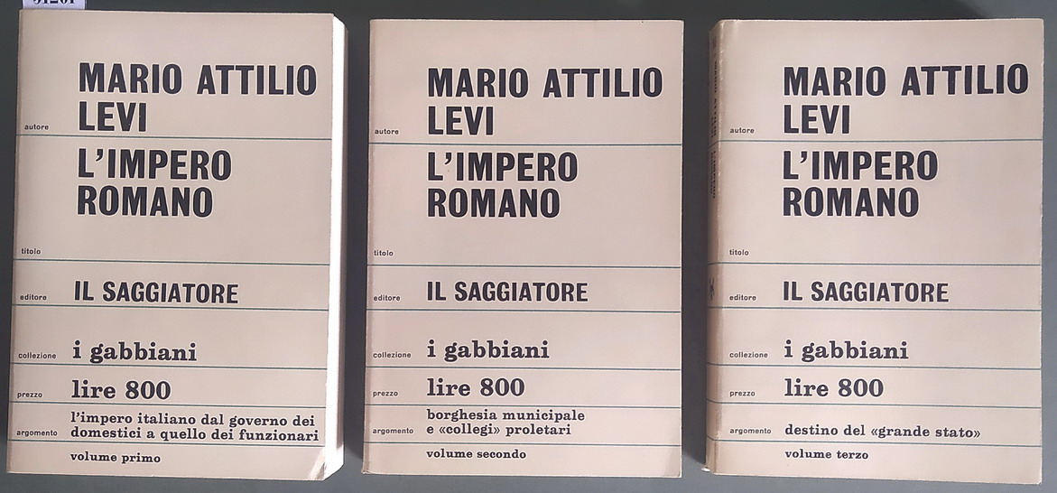 L'IMPERO ROMANO (volume I, II e III)