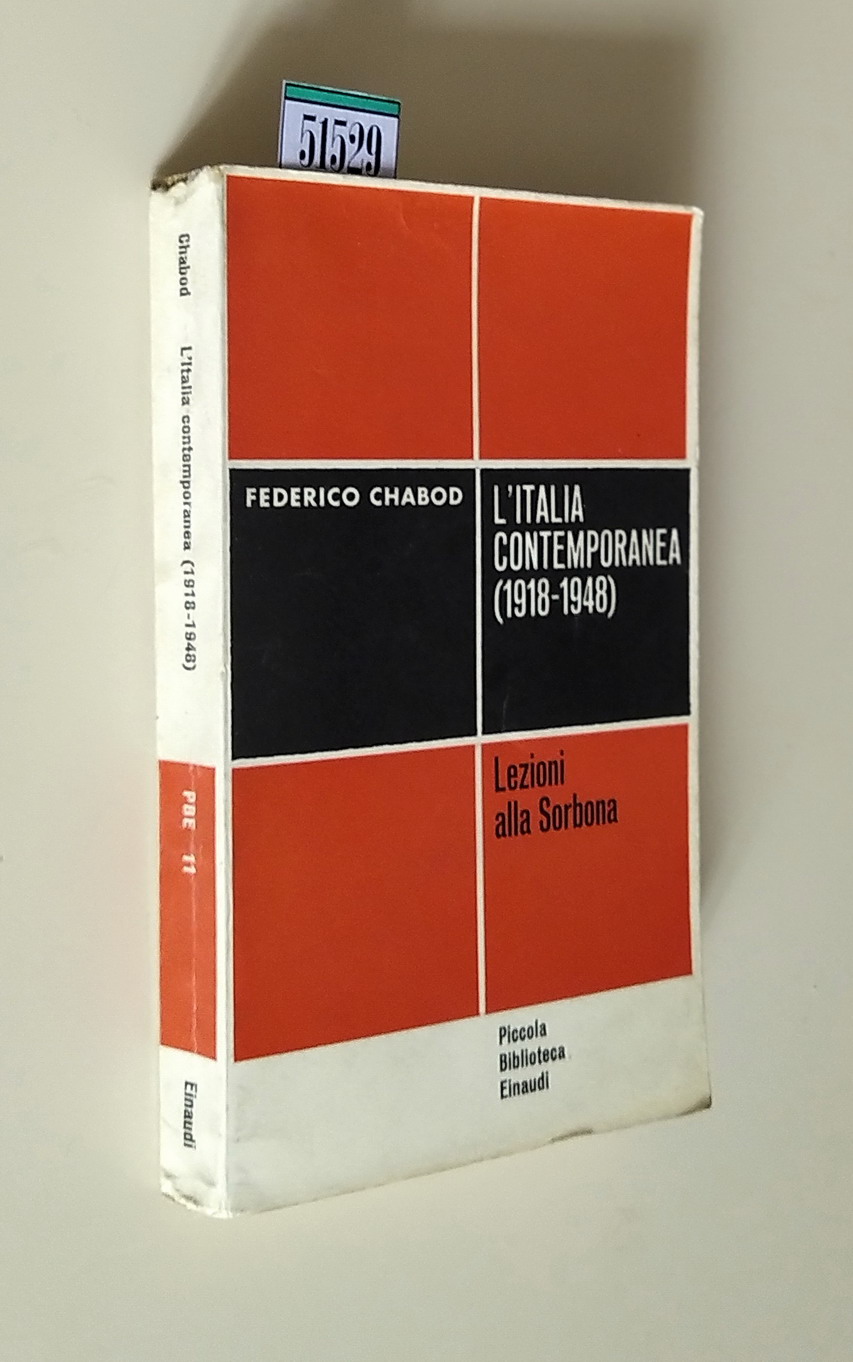 L'ITALIA CONTEMPORANEA (1918-1948) - Lezioni alla Sorbona