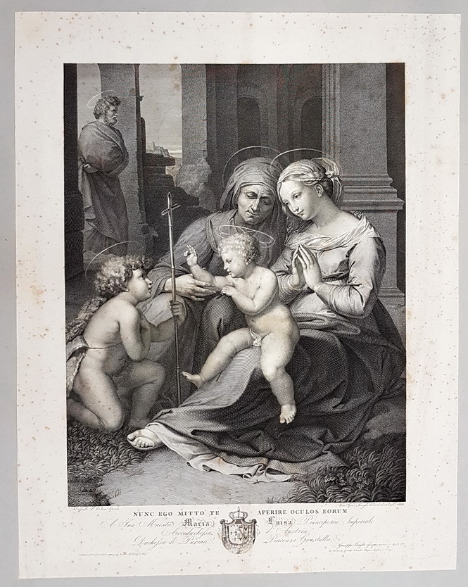 LA SACRA FAMIGLIA CON S. ANNA E S. GIOVANNINO
