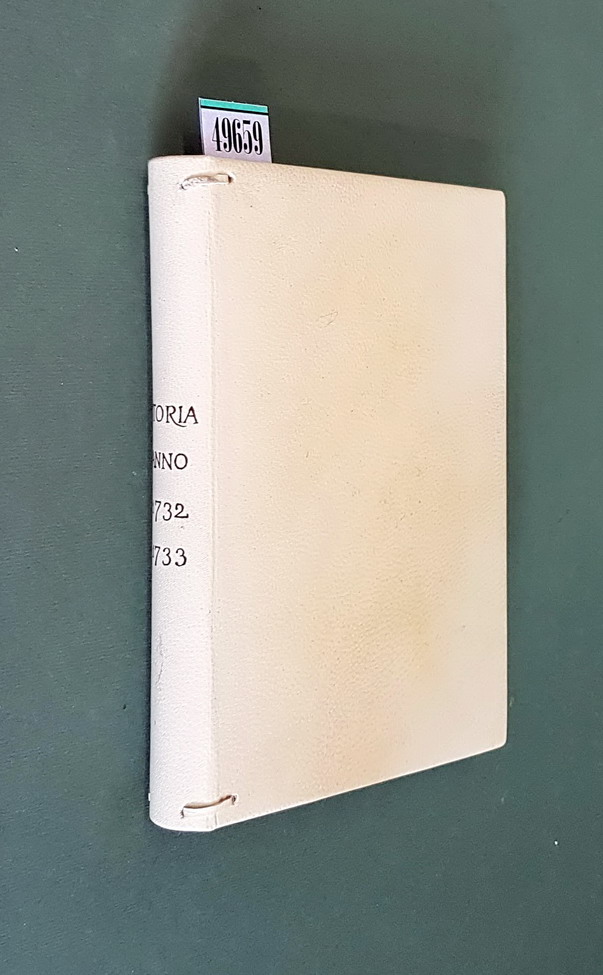 LA STORIA DEGLI ANNI 1732 E 1733 divisa in quattro …