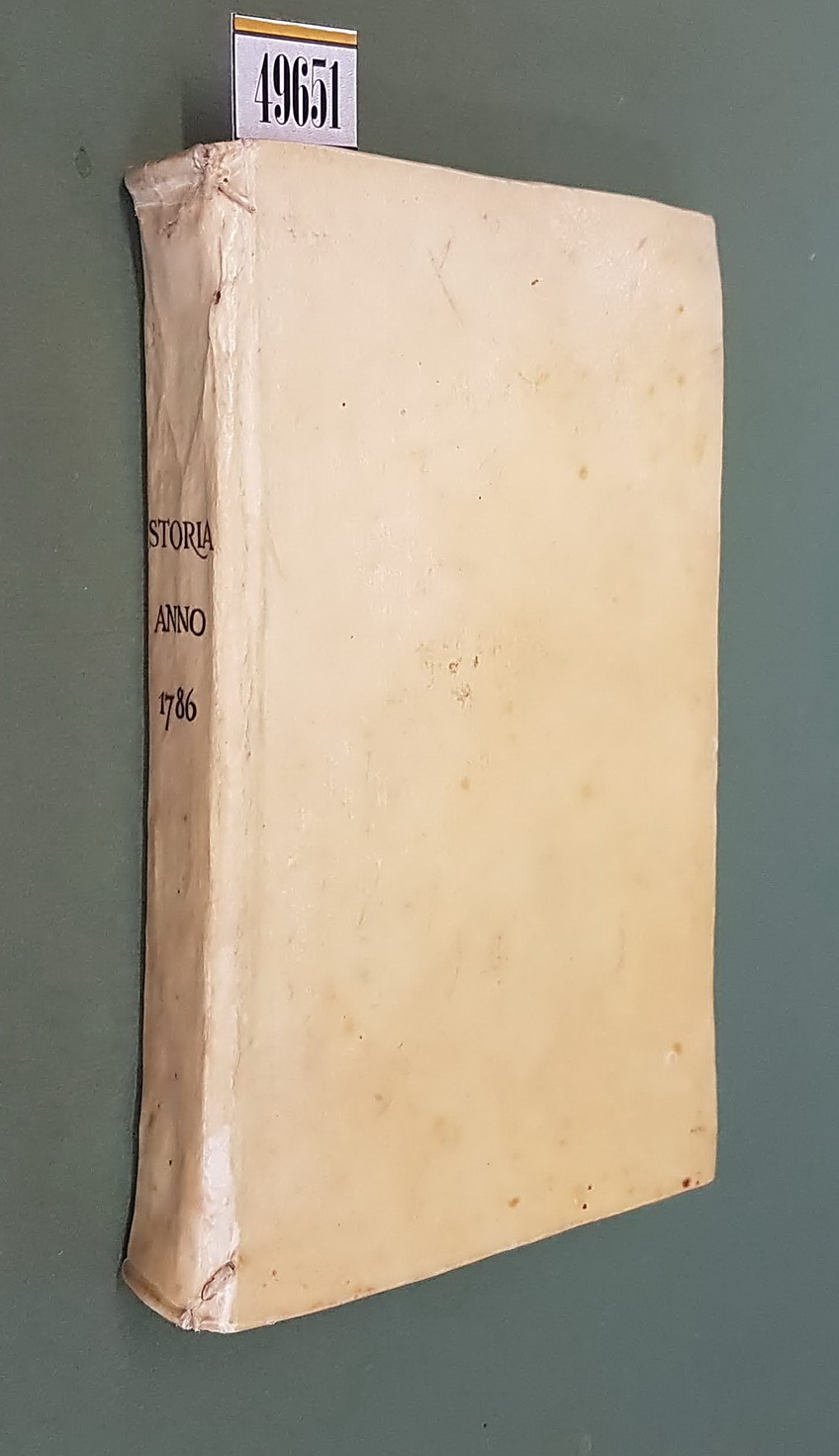 LA STORIA DELL'ANNO MDCCLXXXVI (1786) divisa in quattro libri. Ne' …