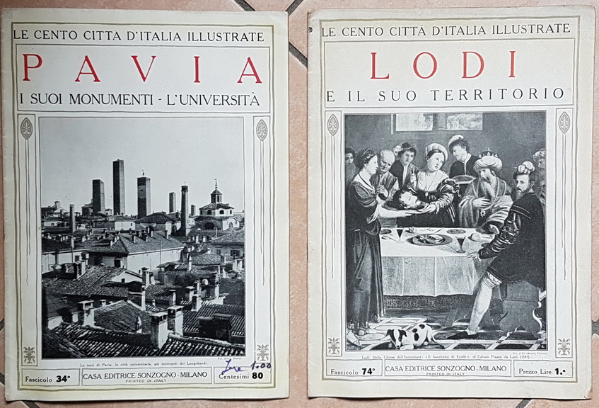 Le cento cittÃ d'Italia illustrate: LIVORNO - LODI - PAVIA …