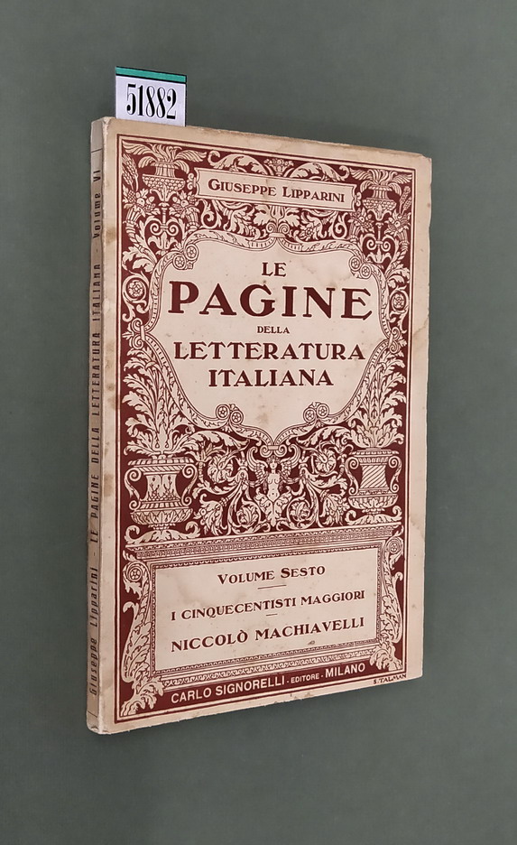 Le Pagine della Letteratura italiana (vol. 6.) - I cinquecentisti …