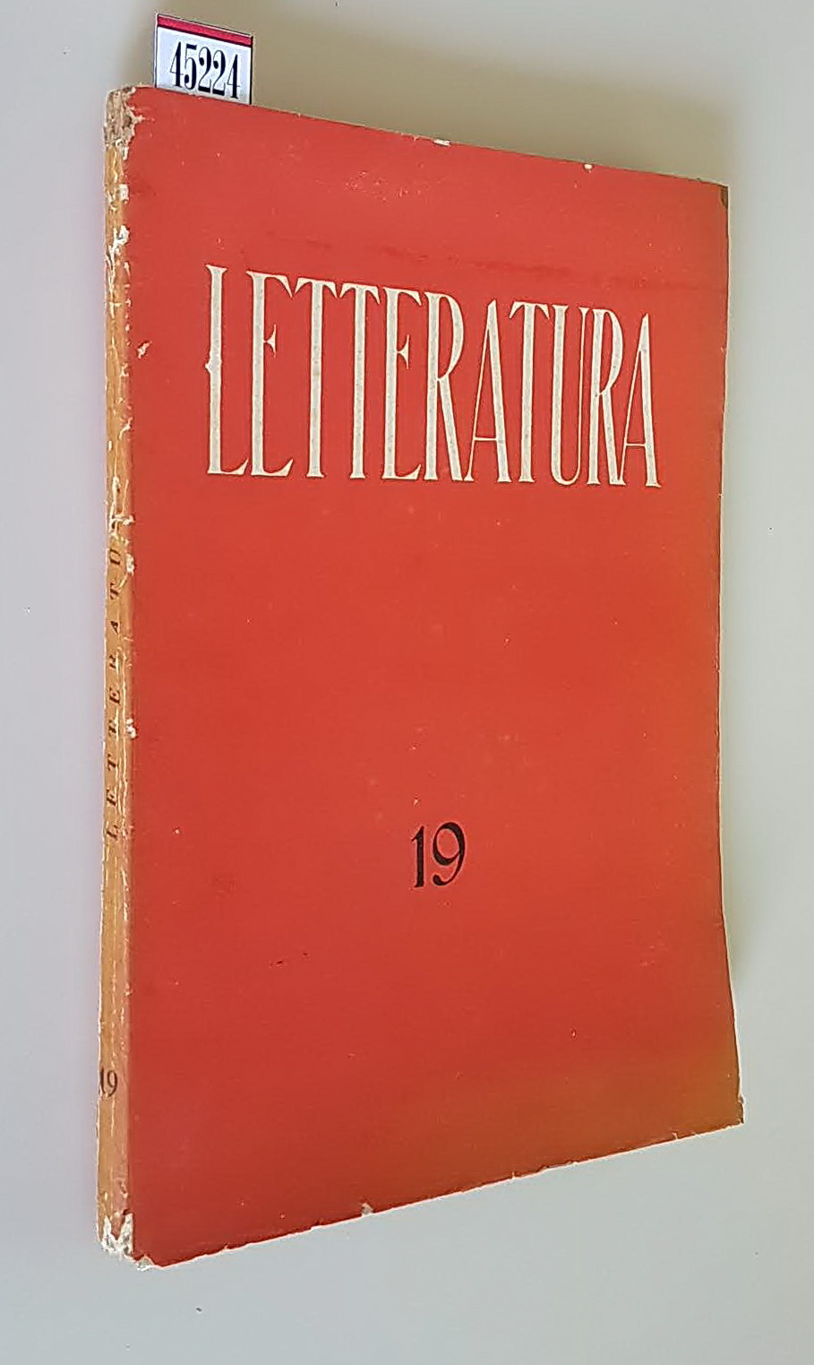 LETTERATURA - Rivista trimestrale di Letteratura contemporanea (anno V) - …