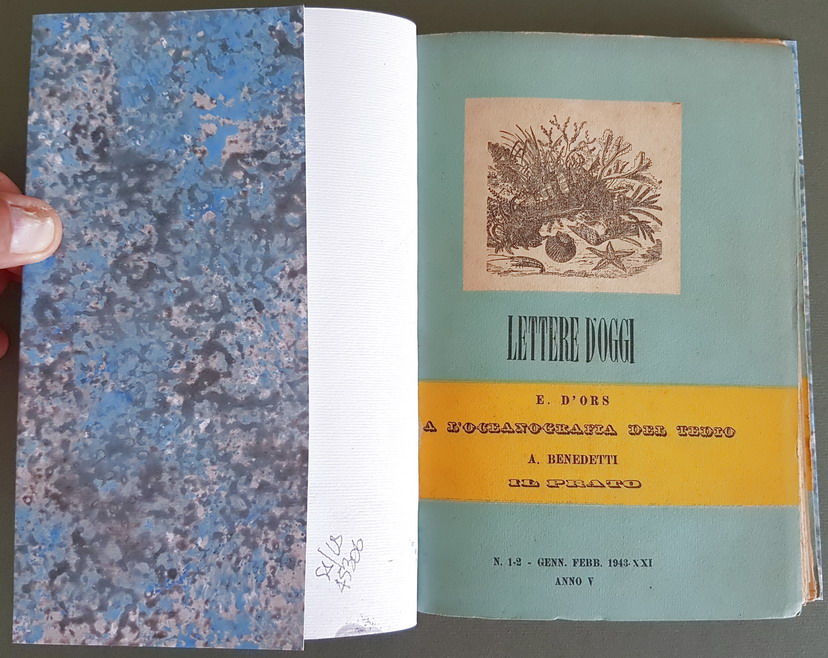 LETTERE D'OGGI - N. 1-2 (anno V) - gennaio-febbraio 1943
