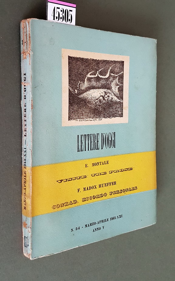 LETTERE D'OGGI - N. 3-4 (anno V) - marzo-aprile 1943