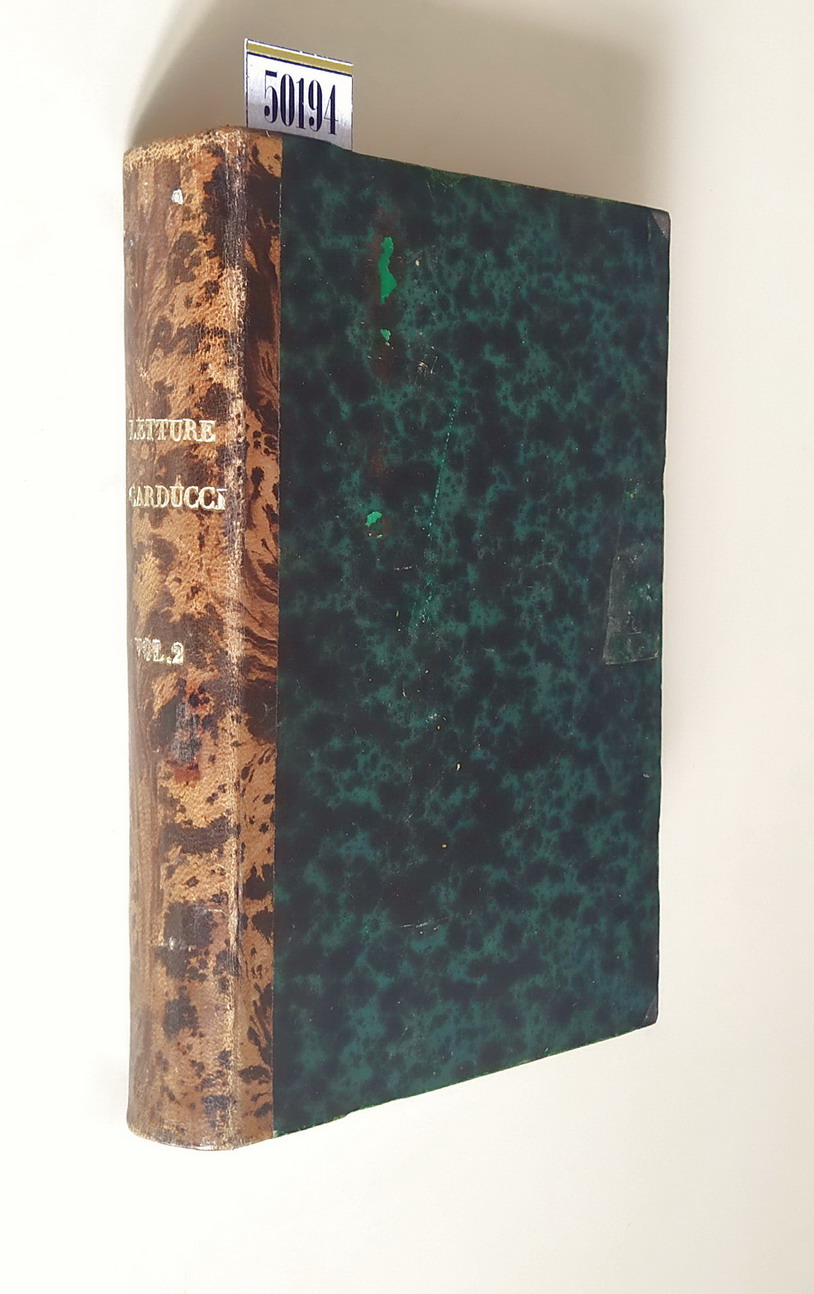 LETTURE DEL RISORGIMENTO ITALIANO scelte e ordinati da GIOSUE' CARDUCCI …