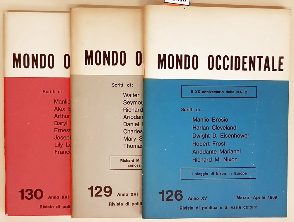 MONDO OCCIDENTALE - N. 3 fascicoli (N. 126 - 129 …