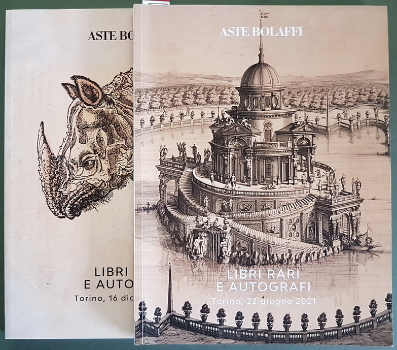 N. 2 cataloghi d'asta BOLAFFI: LIBRI RARI E AUTOGRAFI (22 …