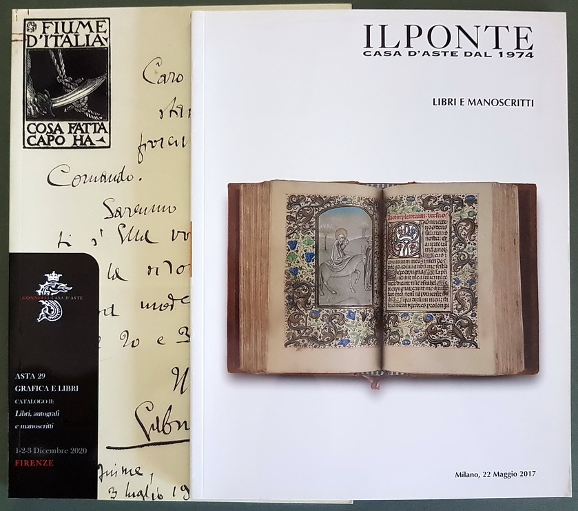 N. 2 cataloghi d'asta: IL PONTE (Milano 22 maggio 2017) …