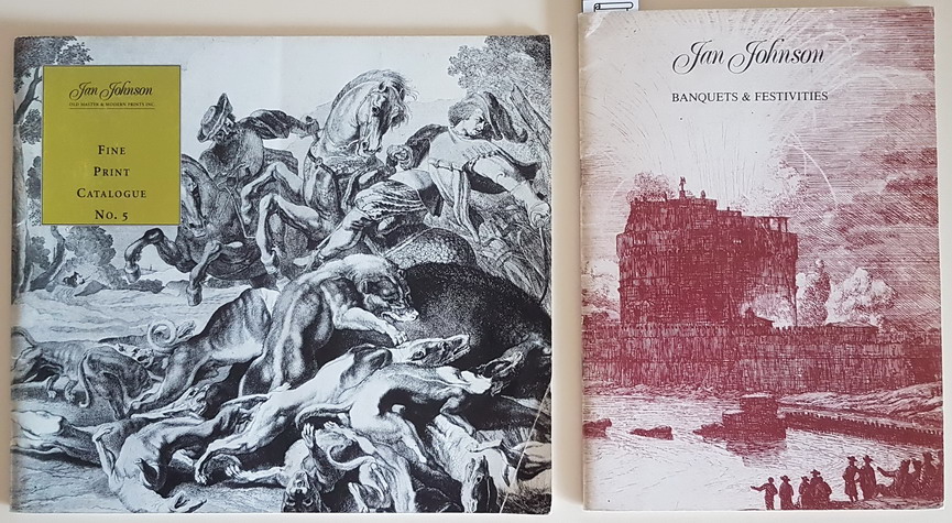 N. 2 catalogi dello studio Jan Johnson di Londra: BANQUETS …