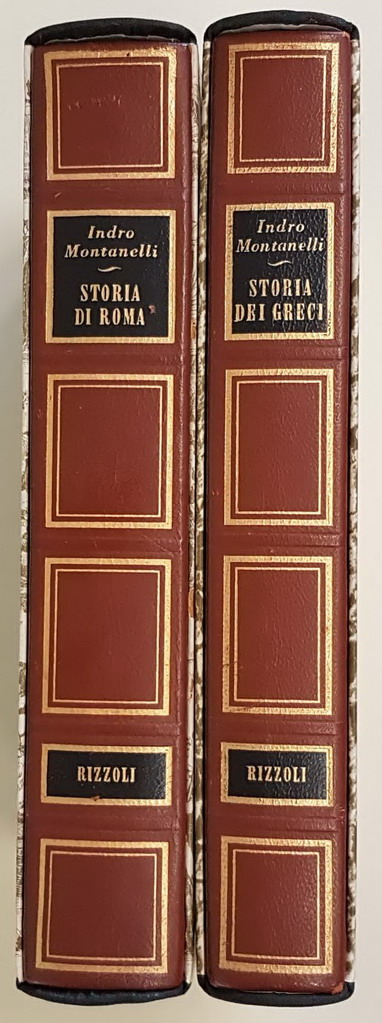 N. 2 libri: STORIA DEI GRECI - STORIA DI ROMA