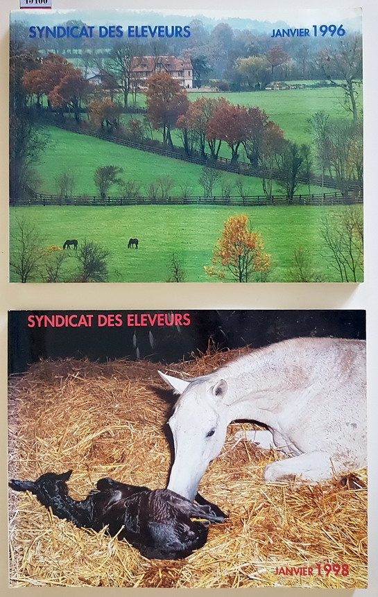 N. 2 vol. SYNDICAT DES ELEVEURS (janvier 1996 - 1998)