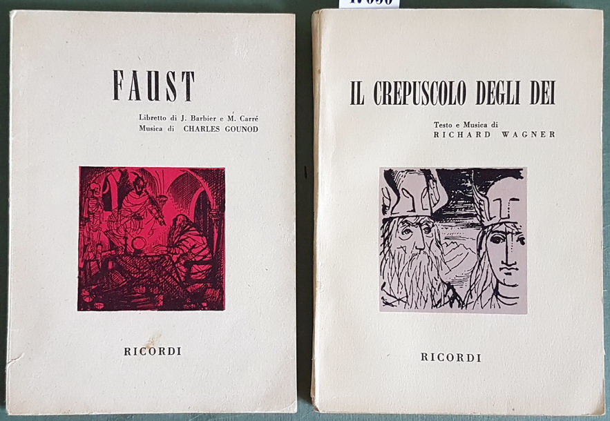 N. 2 volumetti di teatro; IL CREPUSCOLO DEGLI DEI - …