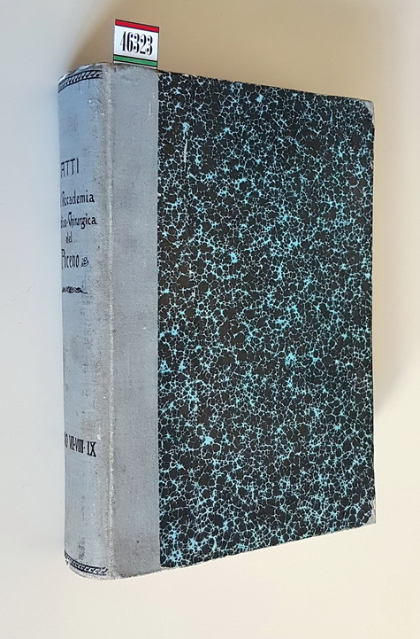 N. 3 annate complete (1935-1936-1937) della rivista medica: ATTI DELL'ACCADEMIA …