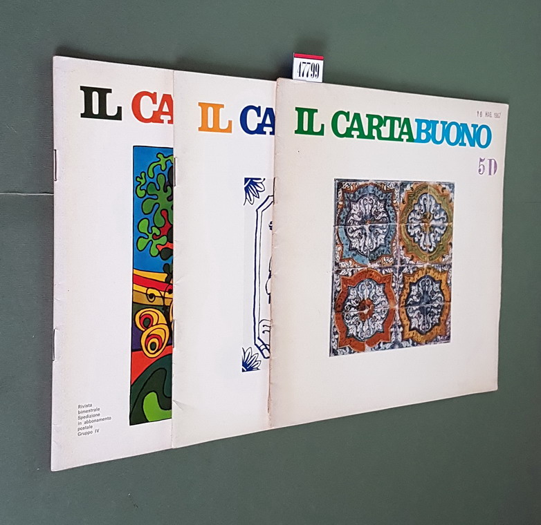 N. 3 fascicoli della rivista bimestrale IL CARTABUONO (N. 1 …