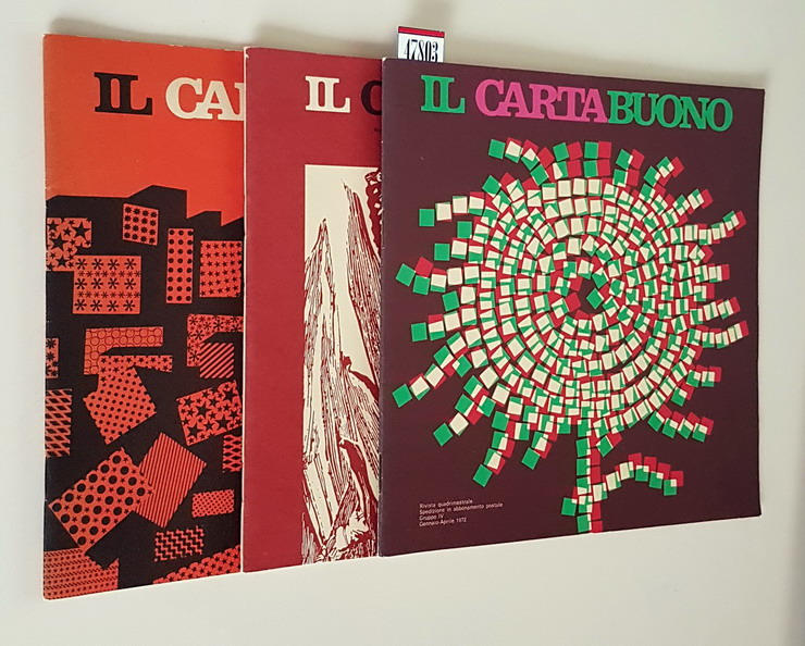 N. 3 fascicoli della rivista quadrimestrale IL CARTABUONO (N. 25 …
