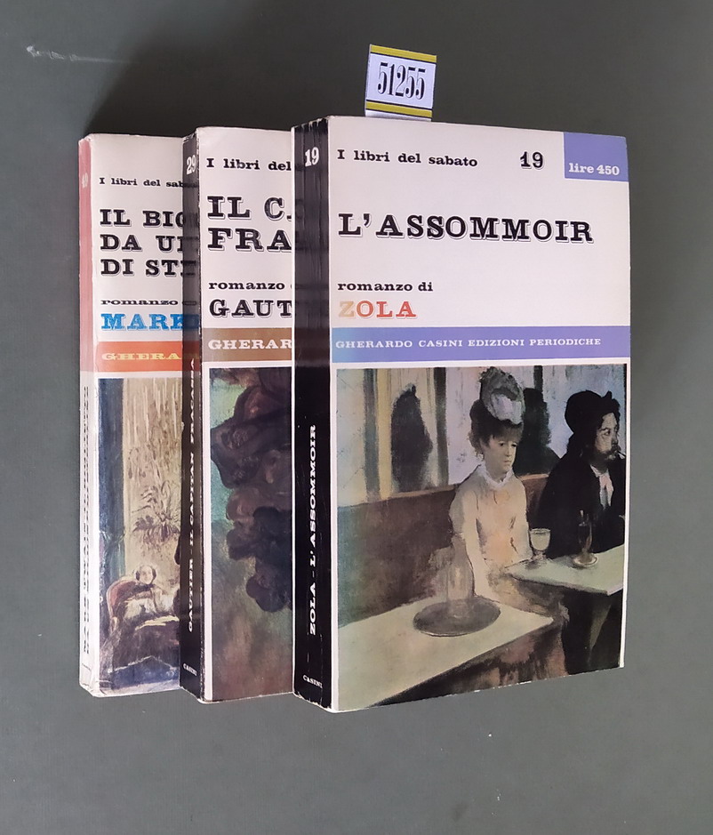 N. 3 libri della collana I LIBRI DEL SABATO: L'ASSOMMOIR …