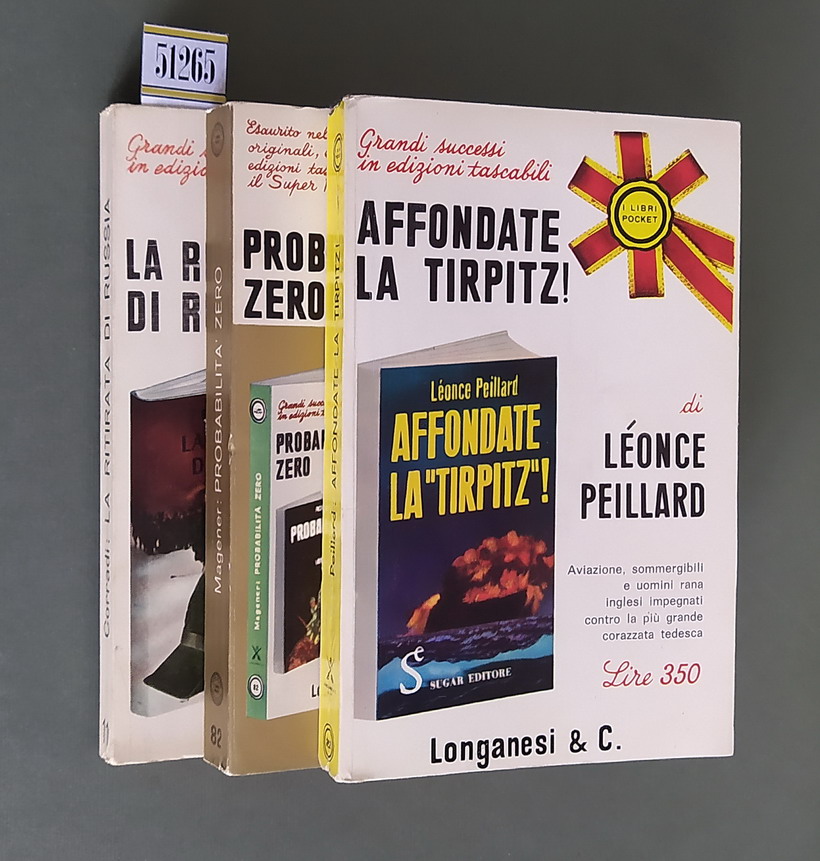 N. 3 volumi della collana I LIBRI POCKET: LA RITIRATA …