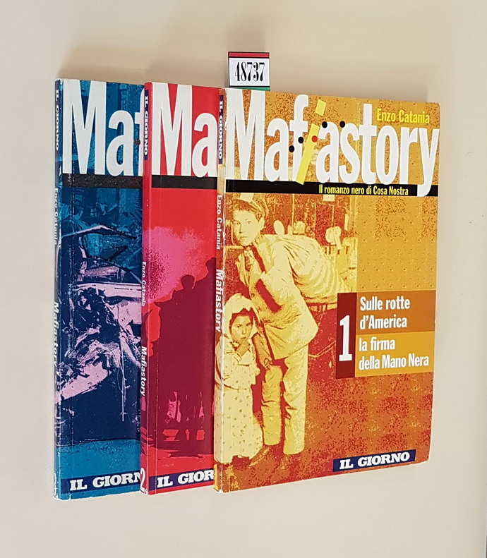 N. 3 volumi di MAFIASTORY (il romanzo nero di Cosa …