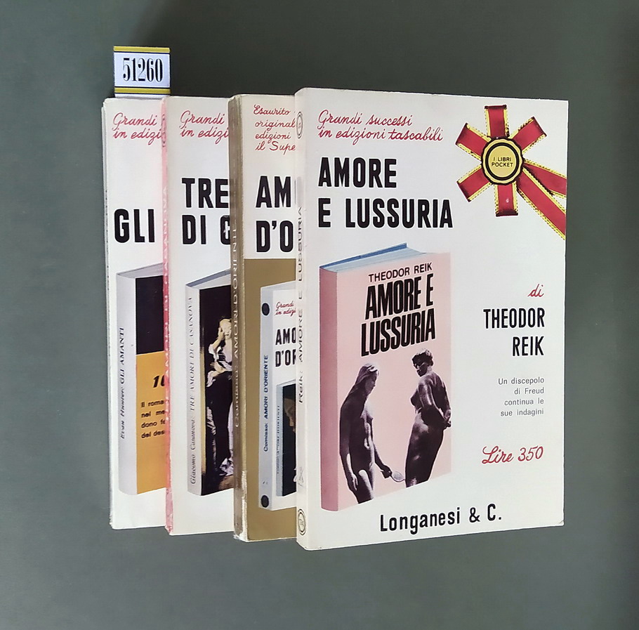 N. 4 volumi della collanaI LIBRI POCKET: GLI AMANTI - …
