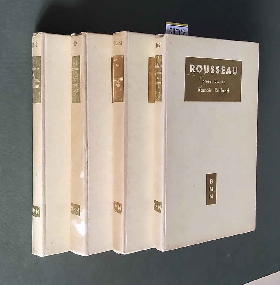 N. 4 volumi della serie BMM: J. J. ROUSSEAU - …