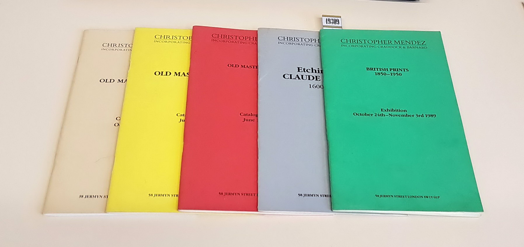 N. 5 cataloghi: BRITISH PRINTS (1850-1950) - Etchings by LAUDE …