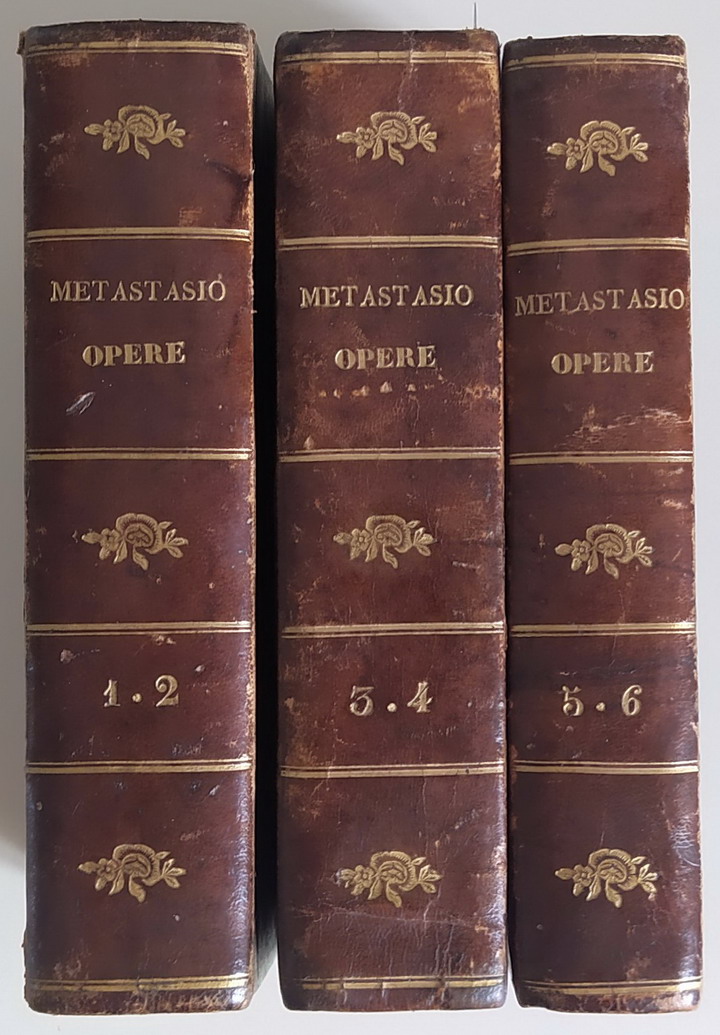 OPERE DELL'ABATE PIETRO METASTASIO (N. 6 tomi)