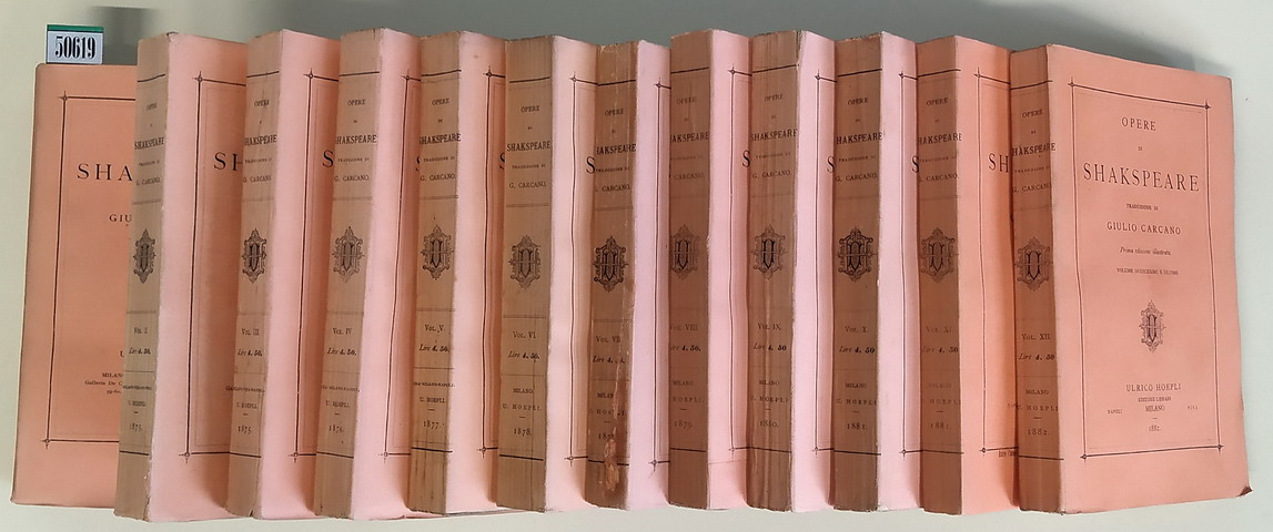 OPERE DI SHAKSPEARE (12 volumi)