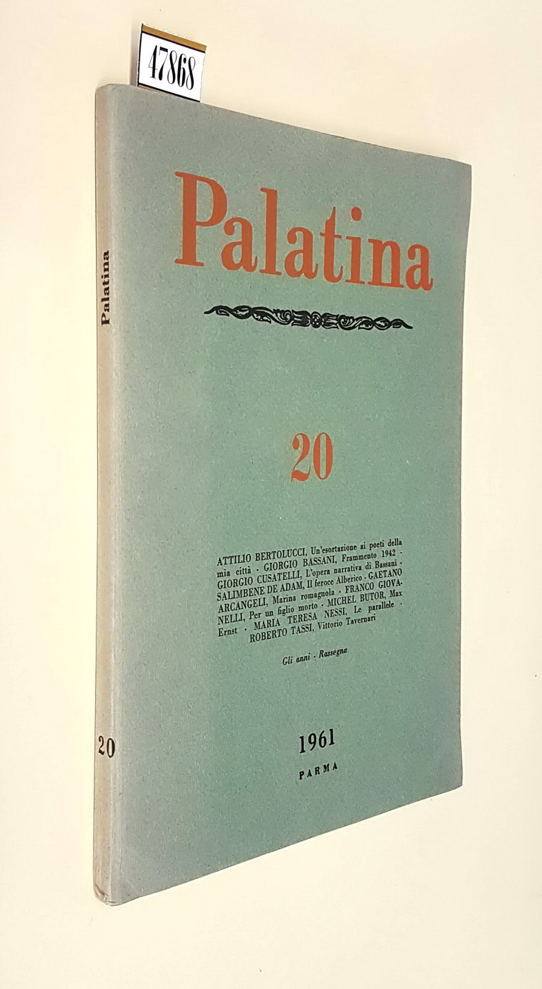 PALATINA - Anno V, numero 20 (ottobre-dicembre 1961)