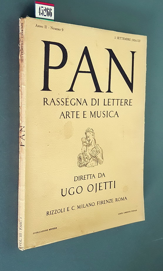 PAN - Rassegna di lettere arte e musica (anno II) …