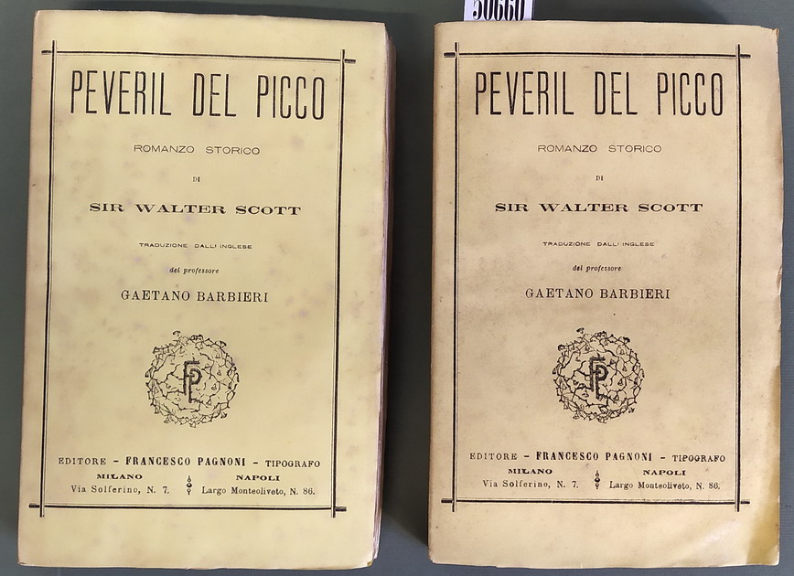 PEVERIL DEL PICCO - Romanzo storico (volumi I e II)
