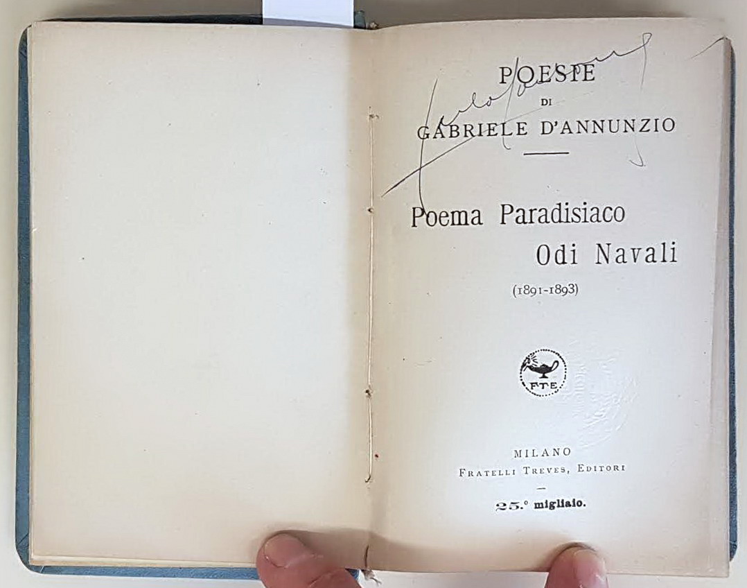 POEMA PARADISIACO - ODI NAVALI (1891-1893)