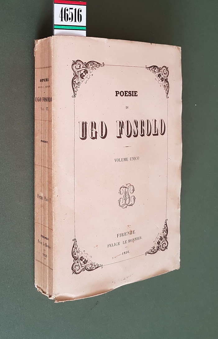 POESIE DI UGO FOSCOLO - Volume unico