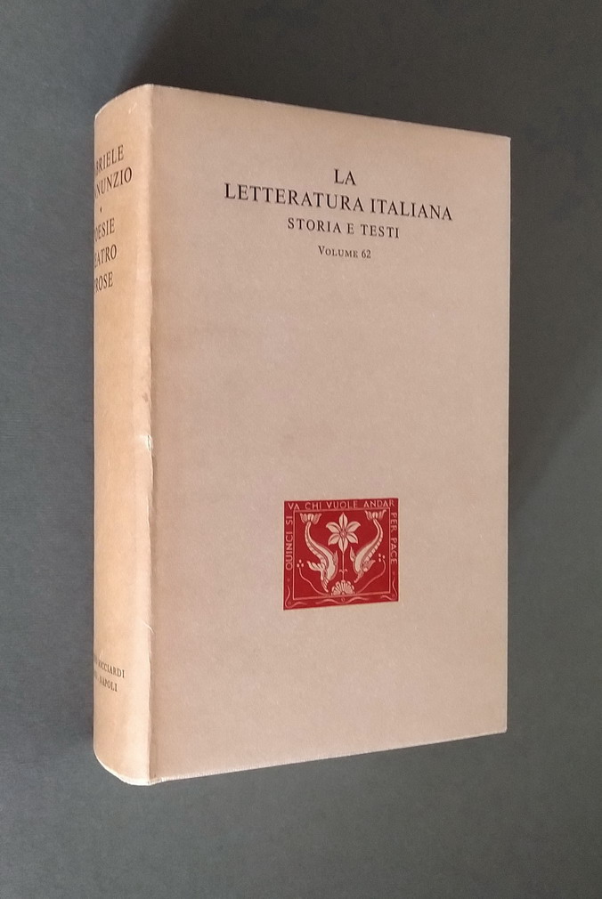 POESIE . TEATRO . PROSE a cura di Mario Praz …