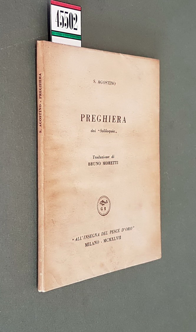 PREGHIERA dai Soliloquia