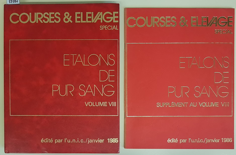 REPERTOIRE DES ETALONS DE PUR SANG (annÃ©e 1985-86) - Supplement …