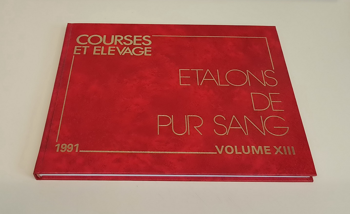 REPERTOIRE DES ETALONS DE PUR SANG (annÃ©e 1991) - Supplement …