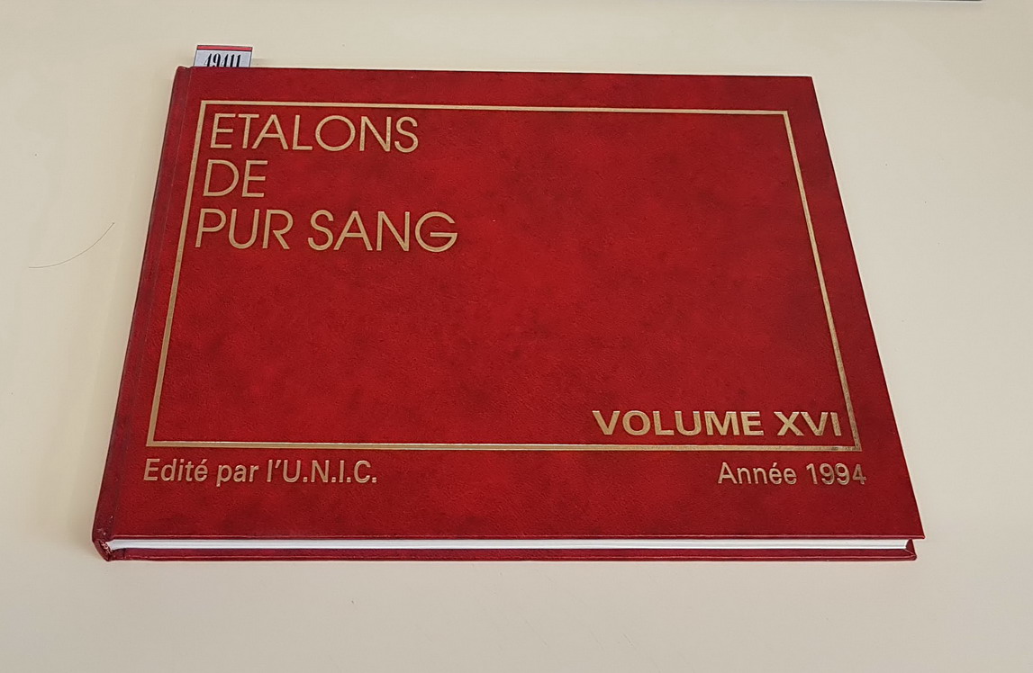 REPERTOIRE DES ETALONS DE PUR SANG (annÃ©e 1994) - Supplement …