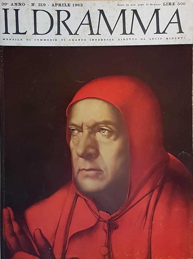 Rivista mensile IL DRAMMA (anno 39) - N. 319