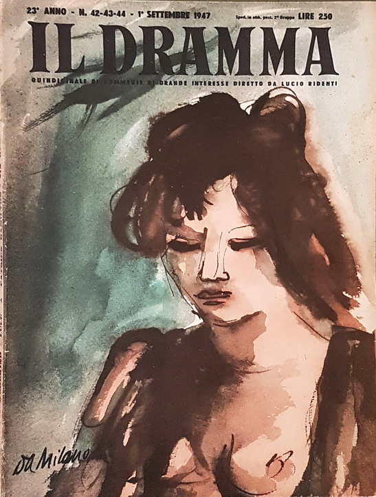 Rivista quindicinale IL DRAMMA (anno 23) - N. 42-43-44 (numero …